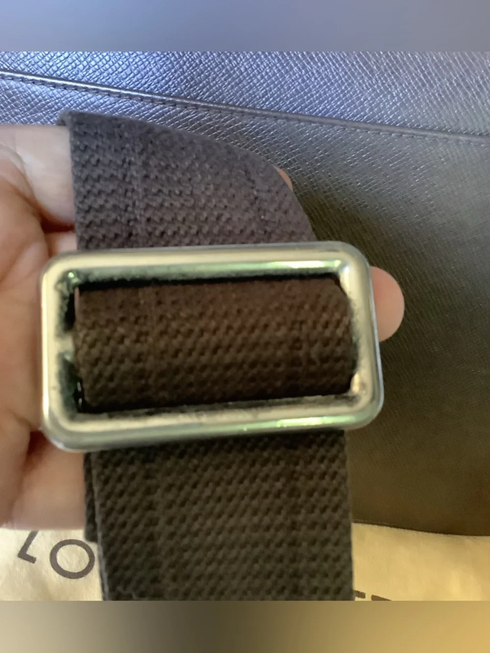 Louis Vuitton Andrei Messenger Bag in Taiga Leather